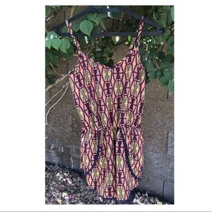 Xhilaration African-inspired Romper